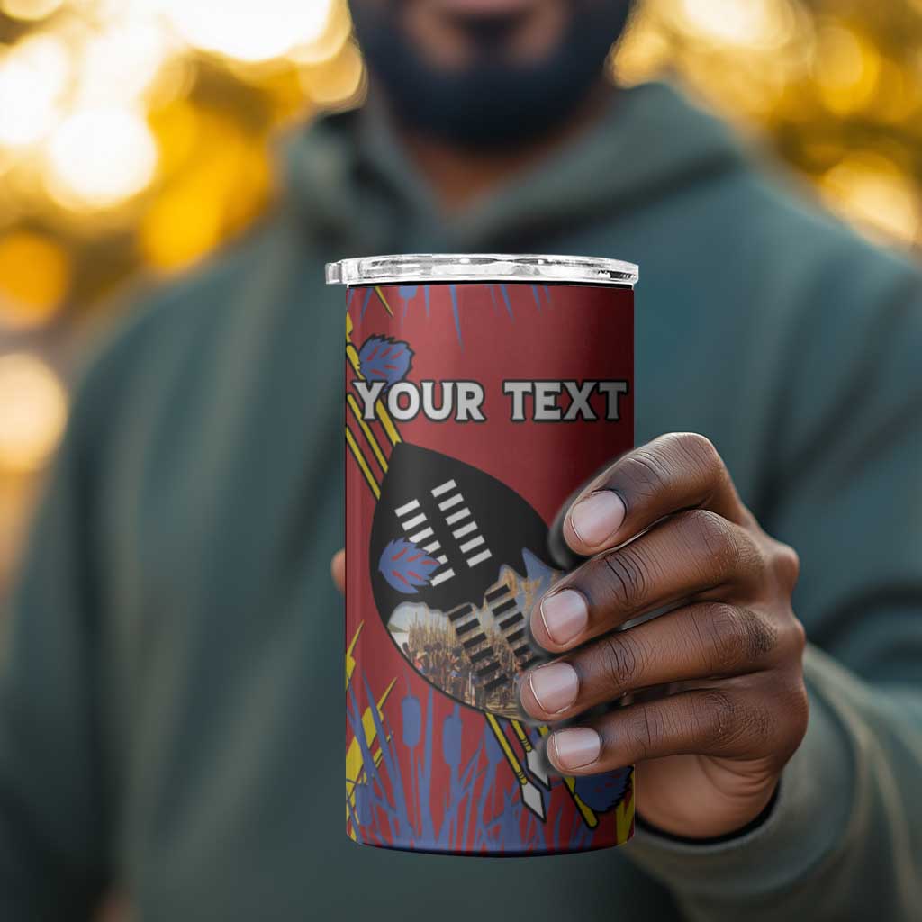 Personalized Umhlanga Reed Dance 4 in 1 Can Cooler Tumbler Eswatini Heritage - African Pride