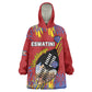 Personalized Umhlanga Reed Dance Kid Wearable Blanket Hoodie Eswatini Heritage - African Pride