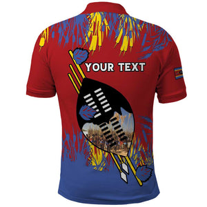 Personalized Umhlanga Reed Dance Polo Shirt Eswatini Heritage - African Pride