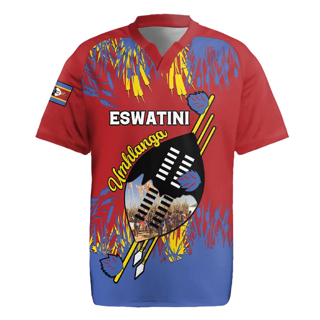 Personalized Umhlanga Reed Dance Rugby Jersey Eswatini Heritage - African Pride