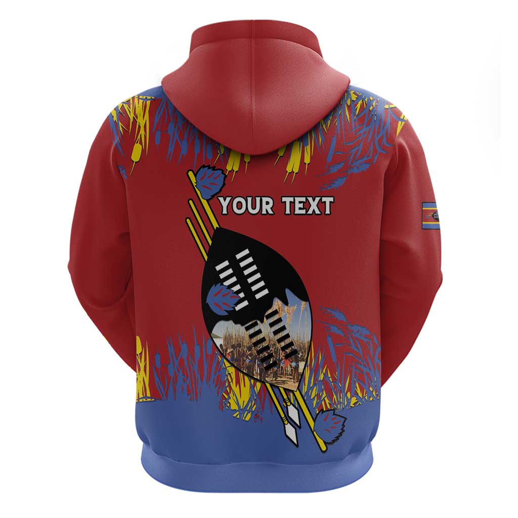 Personalized Umhlanga Reed Dance Zip Hoodie Eswatini Heritage - African Pride
