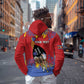 Personalized Umhlanga Reed Dance Zip Hoodie Eswatini Heritage - African Pride