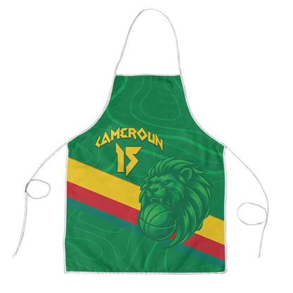 Custom Cameroon Basketball Apron Go Champions Indomitable Lions