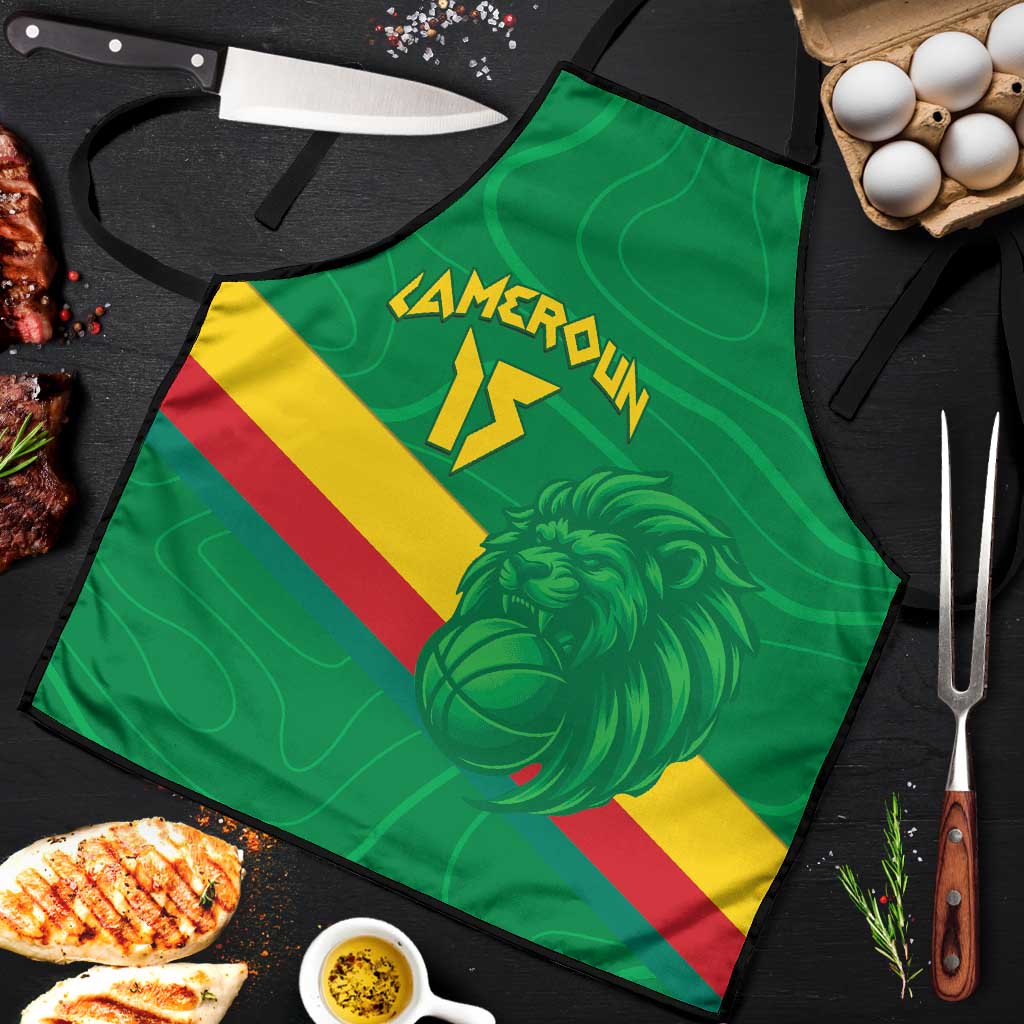 Custom Cameroon Basketball Apron Go Champions Indomitable Lions