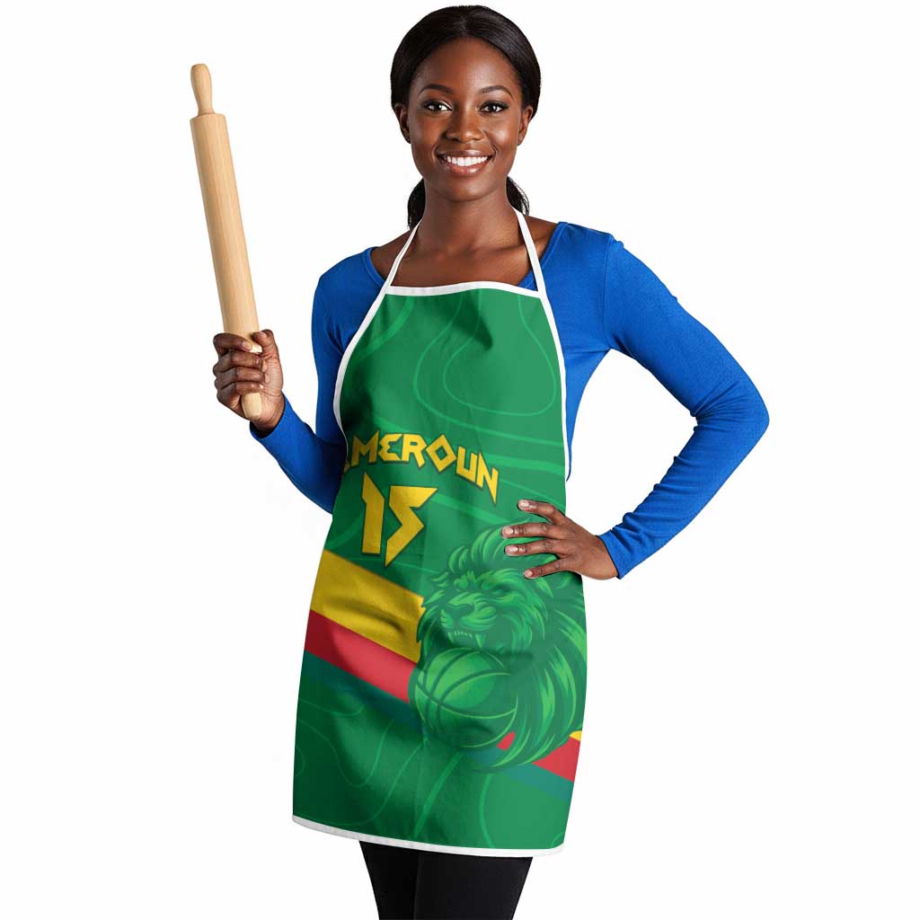 Custom Cameroon Basketball Apron Go Champions Indomitable Lions