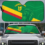 Custom Cameroon Basketball Auto Sun Shade Go Champions Indomitable Lions