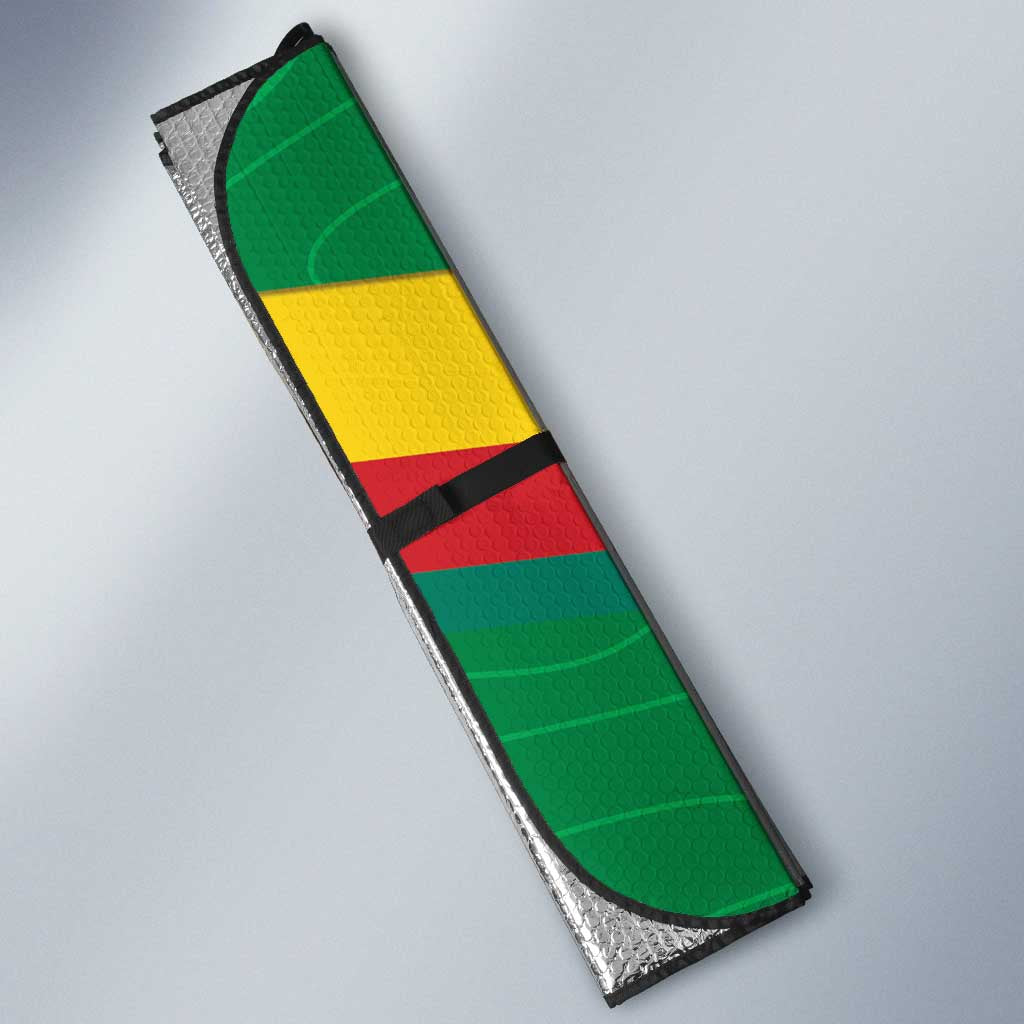 Custom Cameroon Basketball Auto Sun Shade Go Champions Indomitable Lions