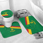 Custom Cameroon Basketball Bathroom Set Go Champions Indomitable Lions