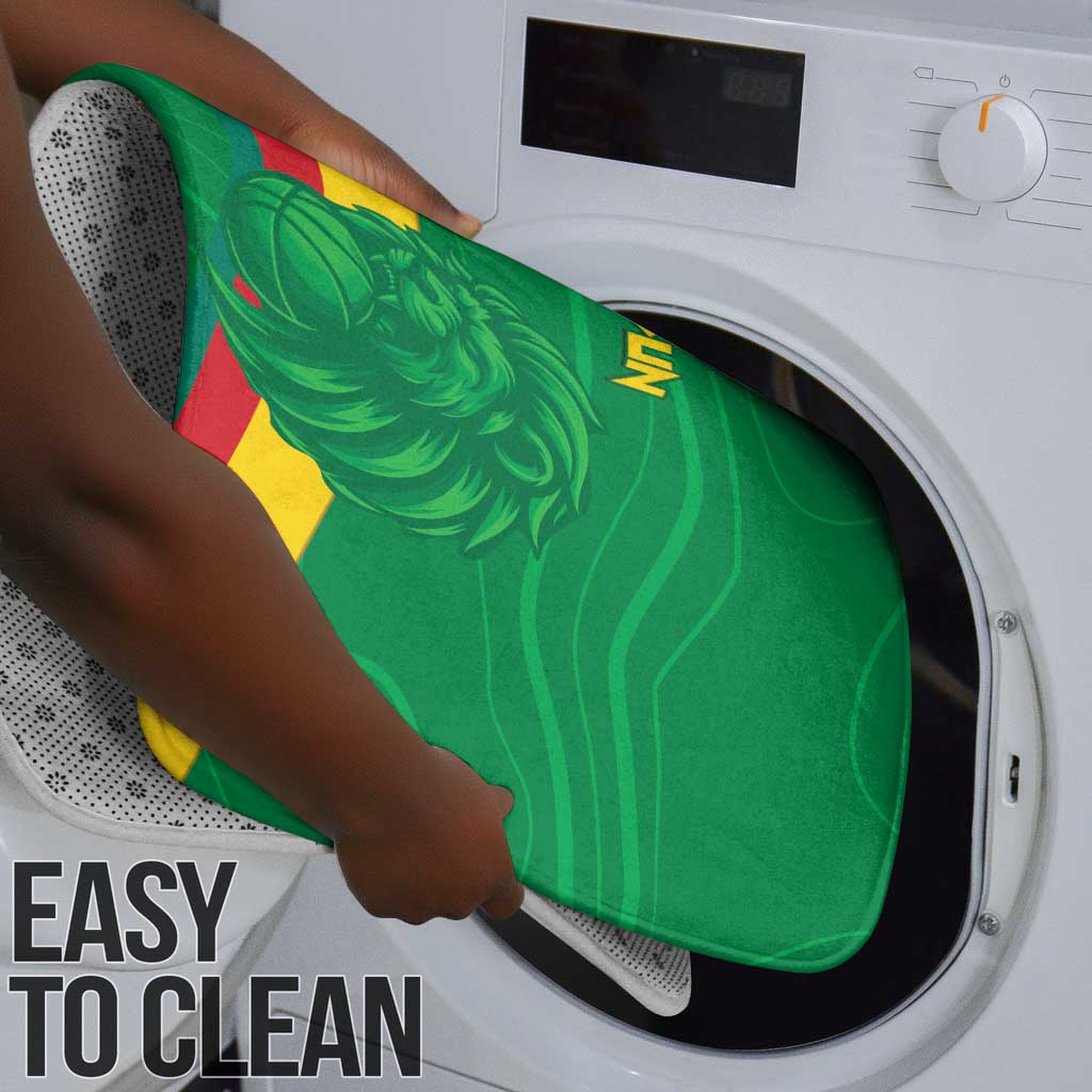 Custom Cameroon Basketball Bathroom Set Go Champions Indomitable Lions