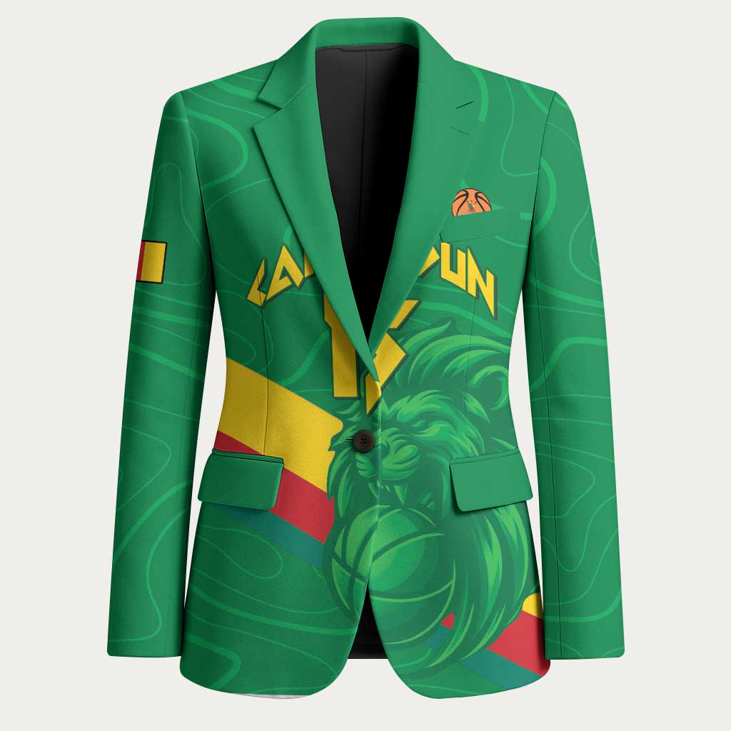 Custom Cameroon Basketball Blazer Go Champions Indomitable Lions