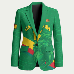 Custom Cameroon Basketball Blazer Go Champions Indomitable Lions