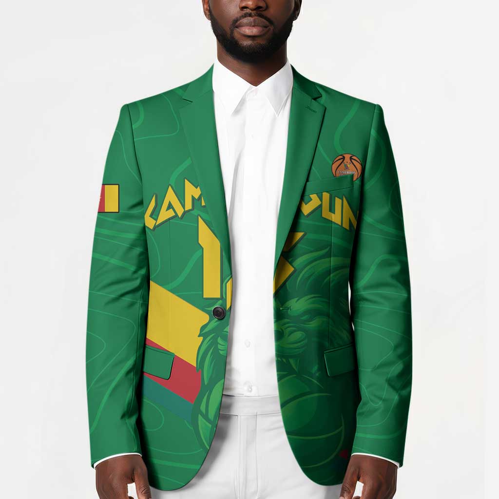 Custom Cameroon Basketball Blazer Go Champions Indomitable Lions
