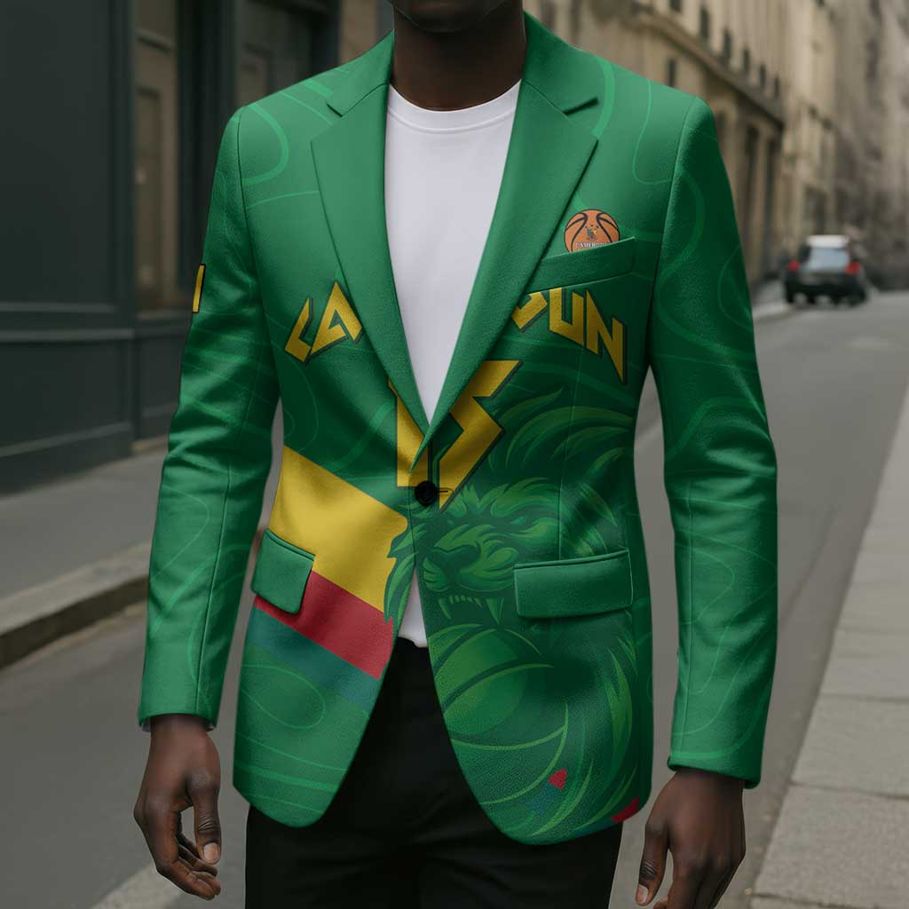 Custom Cameroon Basketball Blazer Go Champions Indomitable Lions