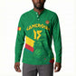 Custom Cameroon Basketball Button Sweatshirt Go Champions Indomitable Lions