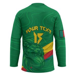 Custom Cameroon Basketball Hockey Jersey Go Champions Indomitable Lions