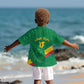 Custom Cameroon Basketball Kid Hawaiian Shirt Go Indomitable Lions - African Pride