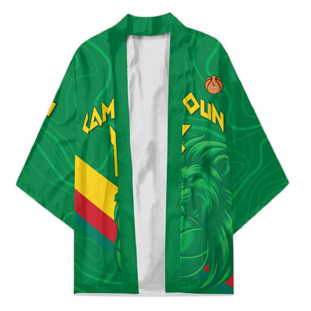 Custom Cameroon Basketball Kimono Go Champions Indomitable Lions