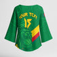 Custom Cameroon Basketball Kimono Sleeve Blouse Go Champions Indomitable Lions