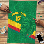 Custom Cameroon Basketball Puzzle Go Champions Indomitable Lions