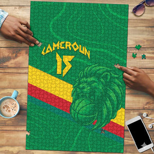 Custom Cameroon Basketball Puzzle Go Champions Indomitable Lions