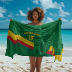 Custom Cameroon Basketball Sarong Go Indomitable Lions - African Pride