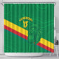 Custom Cameroon Basketball Shower Curtain Go Indomitable Lions - African Pride
