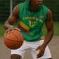 Custom Cameroon Basketball Sleeveless Hoodie Go Indomitable Lions - African Pride