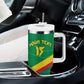 Custom Cameroon Basketball Tumbler With Handle Go Indomitable Lions - African Pride