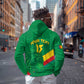Custom Cameroon Basketball Zip Hoodie Go Indomitable Lions - African Pride