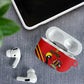 Uganda Basketball AirPods Case Go Silverbacks