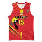 Custom Uganda Basketball Basketball Jersey Go Champions Silverbacks LT15
