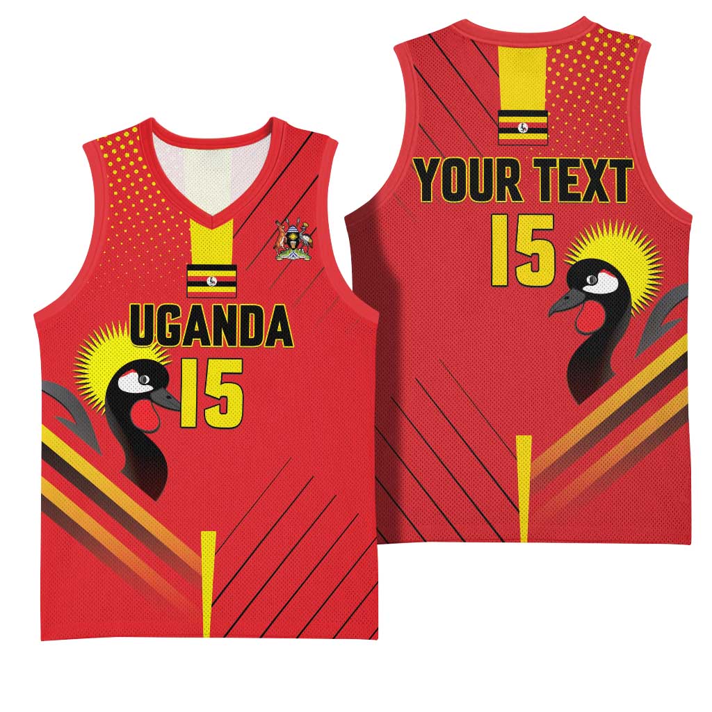 Custom Uganda Basketball Basketball Jersey Go Champions Silverbacks LT15