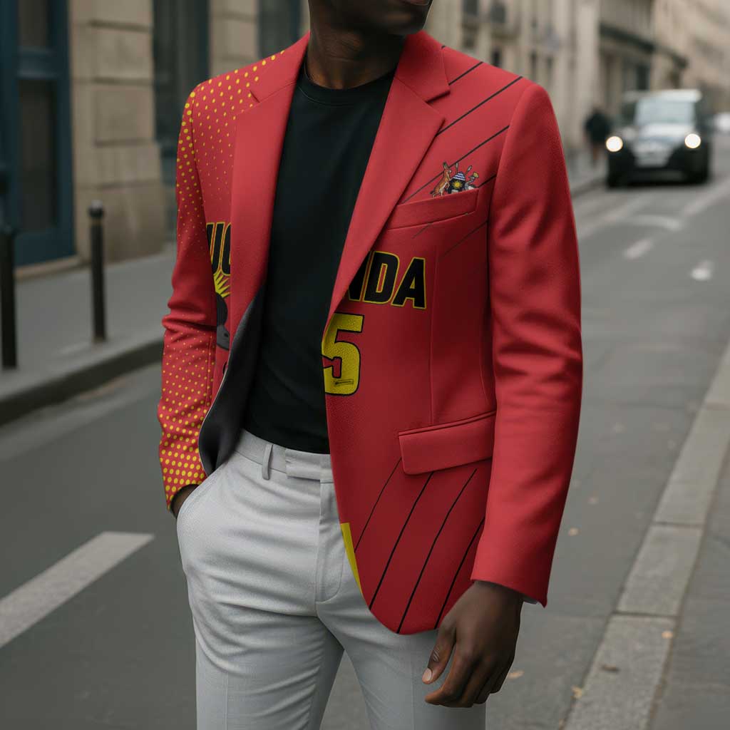 Custom Uganda Basketball Blazer Go Silverbacks