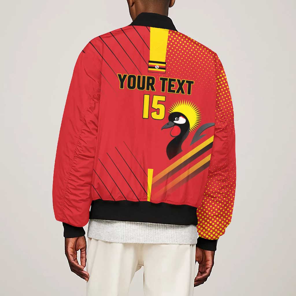 Custom Uganda Basketball Bomber Jacket Go Champions Silverbacks - African Pride