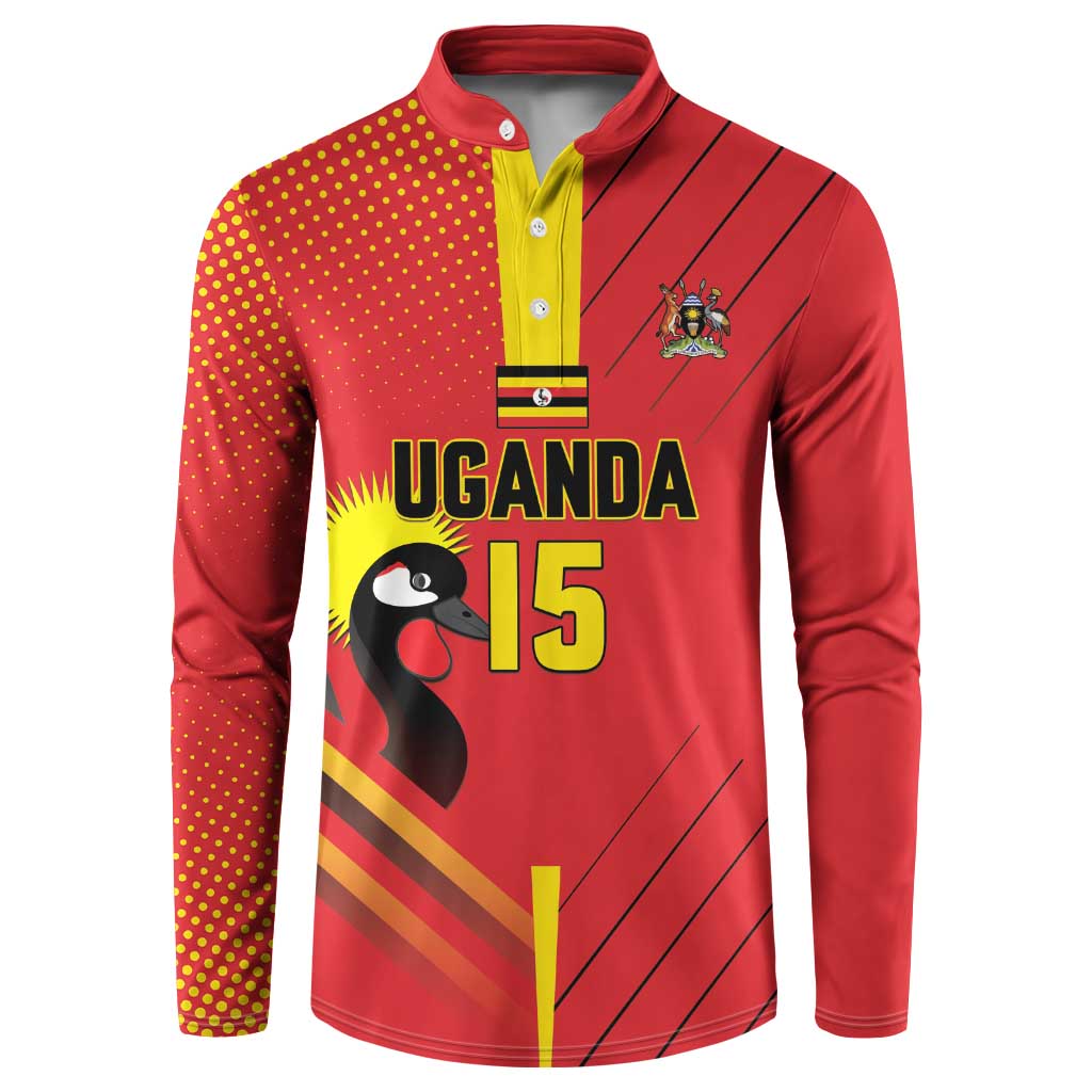 Custom Uganda Basketball Button Sweatshirt Go Silverbacks