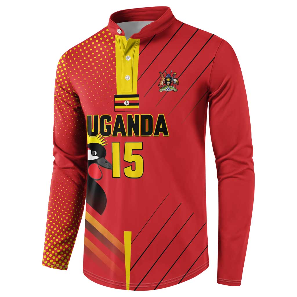 Custom Uganda Basketball Button Sweatshirt Go Silverbacks