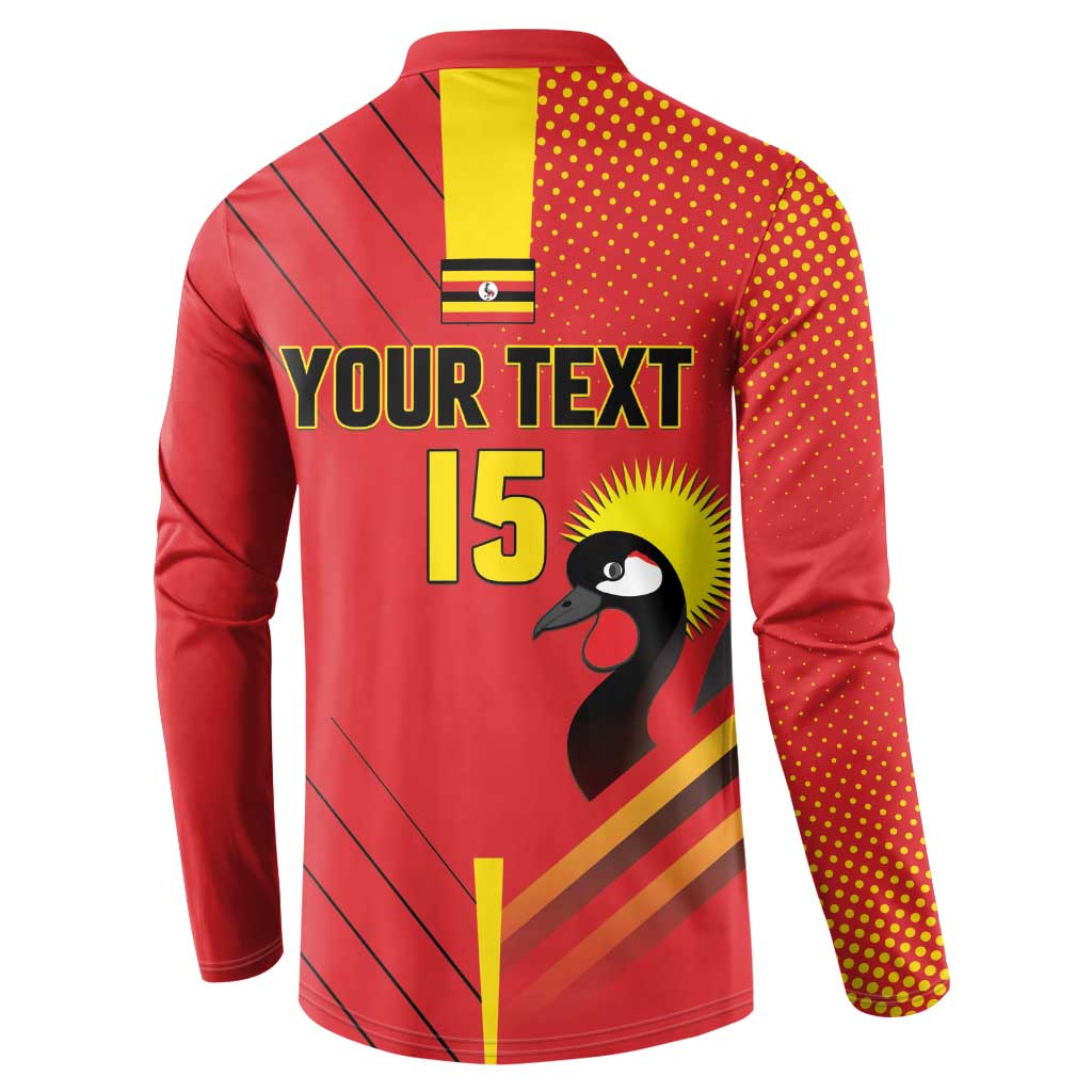 Custom Uganda Basketball Button Sweatshirt Go Silverbacks