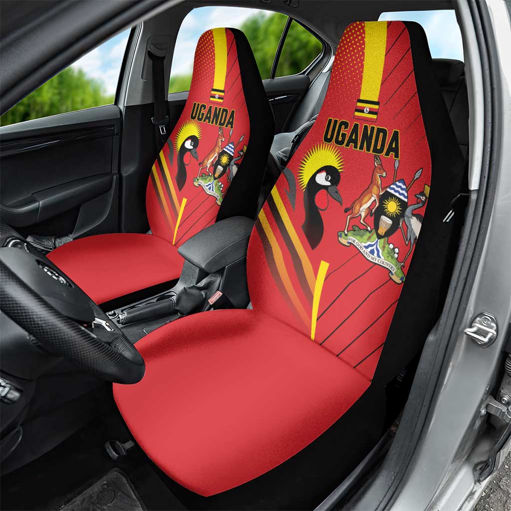 Uganda Basketball Car Seat Cover Go Champions Silverbacks - African Pride
