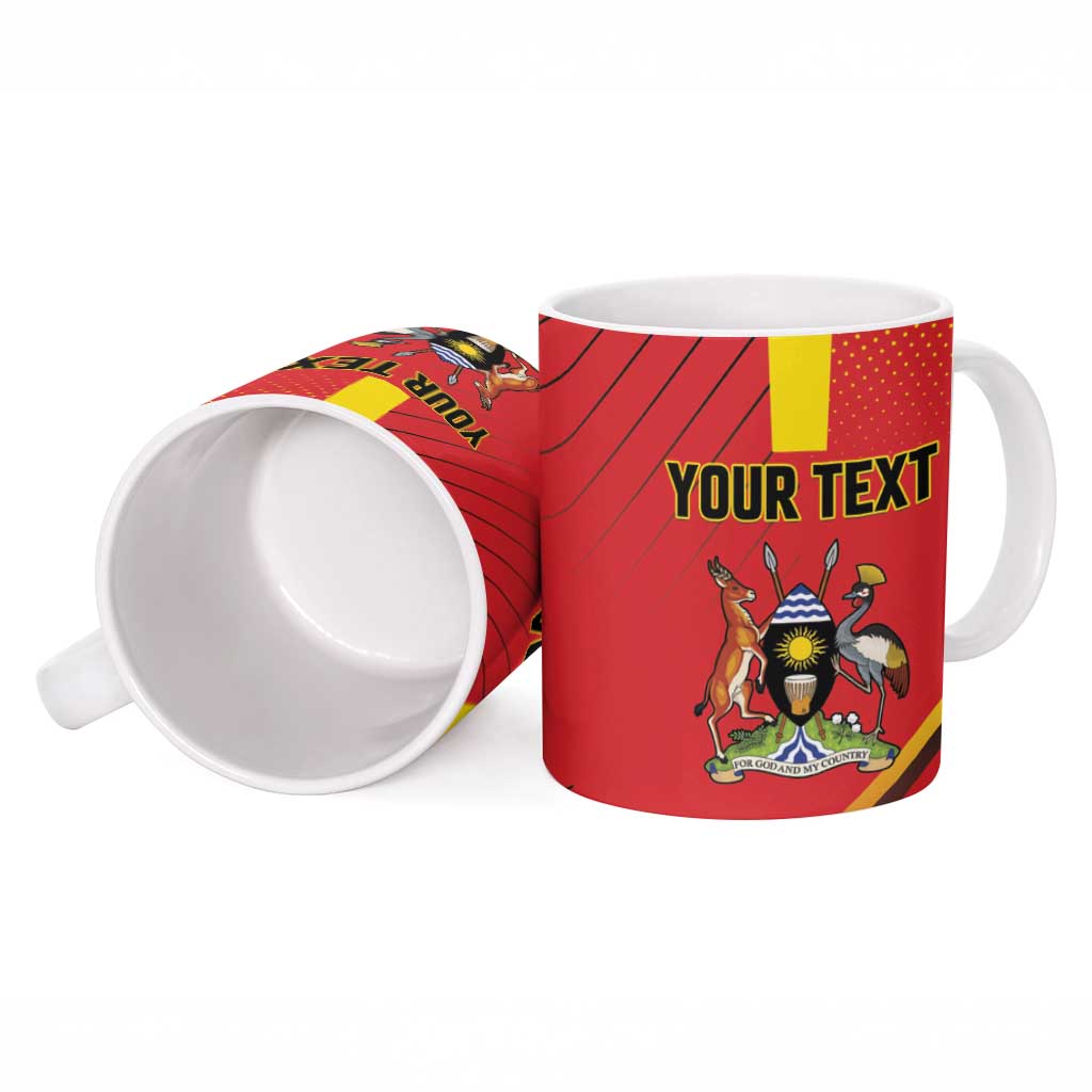 Custom Uganda Basketball Ceramic Mug Go Silverbacks