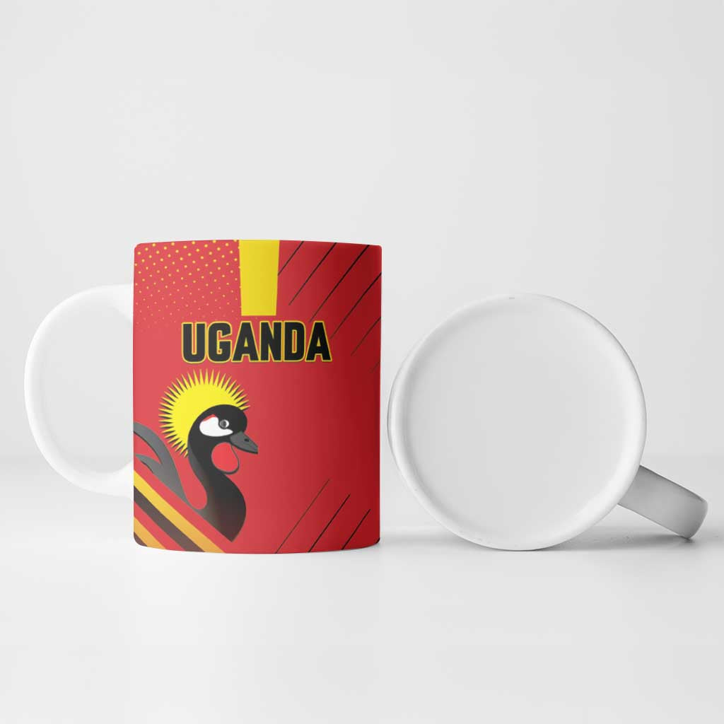 Custom Uganda Basketball Ceramic Mug Go Silverbacks