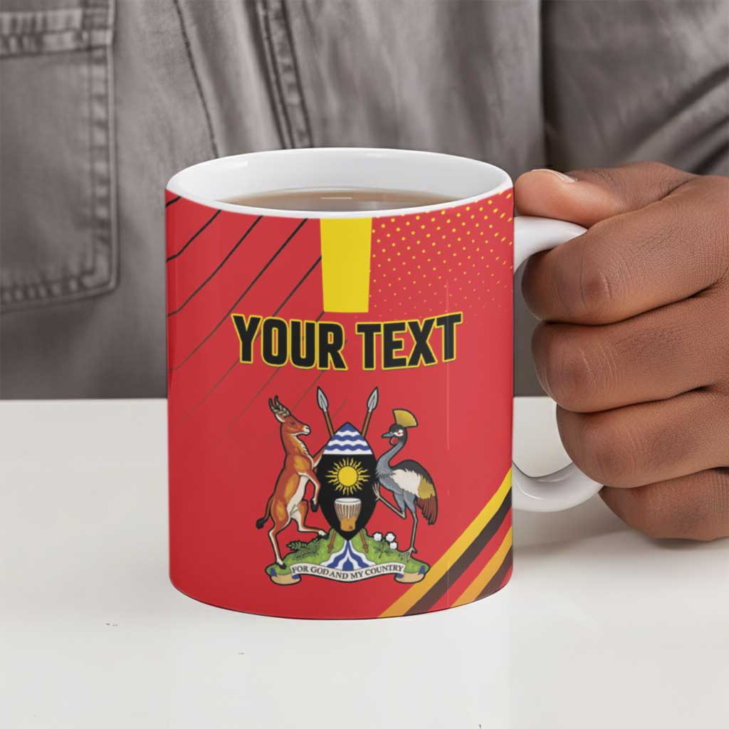 Custom Uganda Basketball Ceramic Mug Go Silverbacks