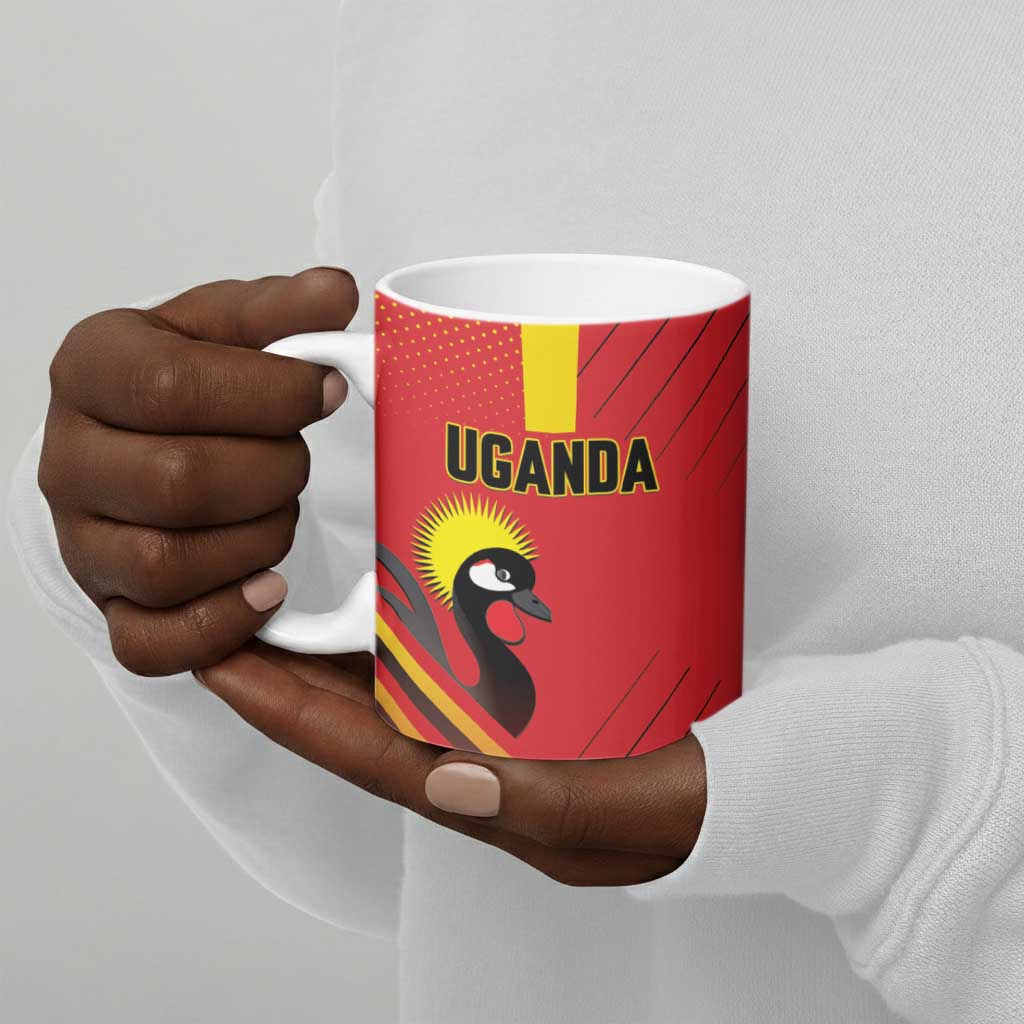 Custom Uganda Basketball Ceramic Mug Go Silverbacks