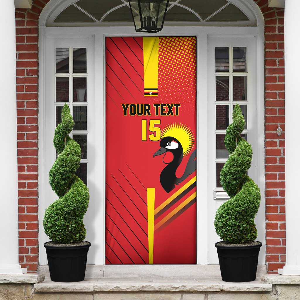 Custom Uganda Basketball Door Cover Go Silverbacks