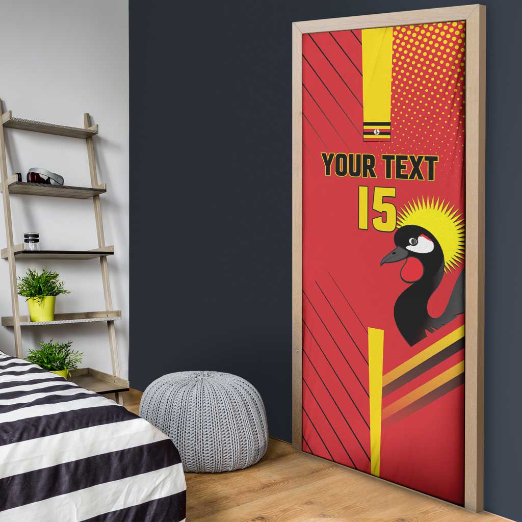 Custom Uganda Basketball Door Cover Go Silverbacks