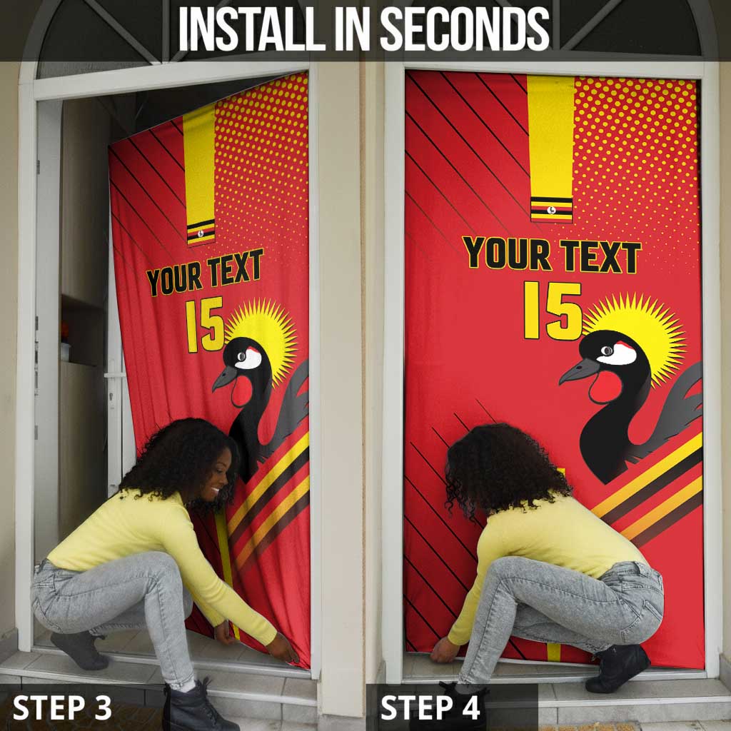 Custom Uganda Basketball Door Cover Go Silverbacks
