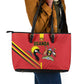 Uganda Basketball Leather Tote Bag Go Champions Silverbacks - African Pride