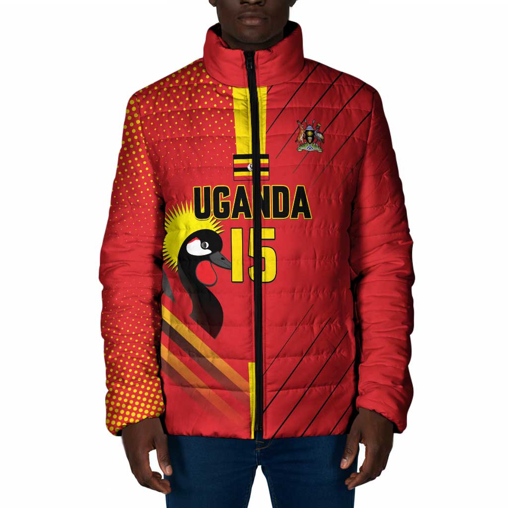Custom Uganda Basketball Padded Jacket Go Silverbacks