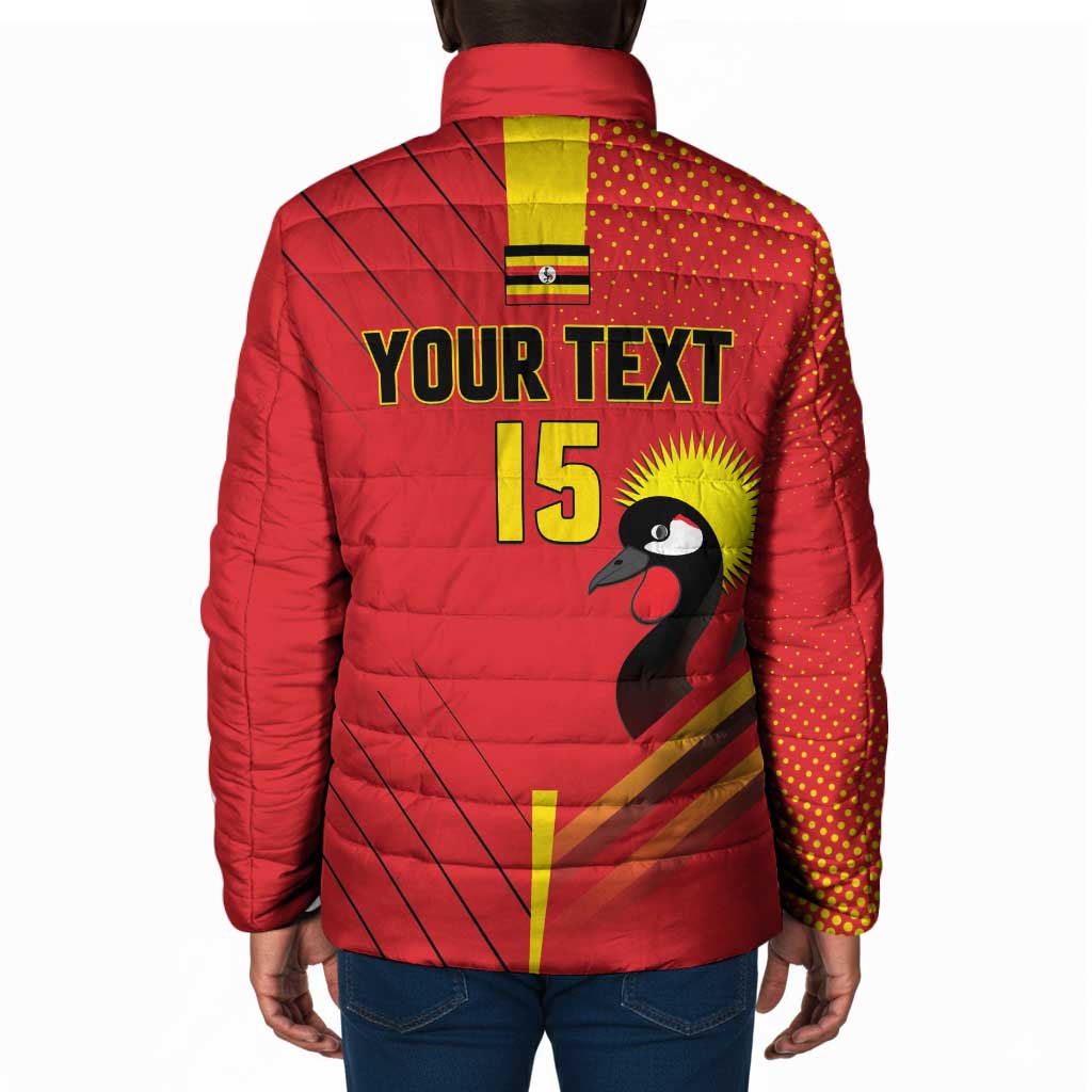 Custom Uganda Basketball Padded Jacket Go Silverbacks