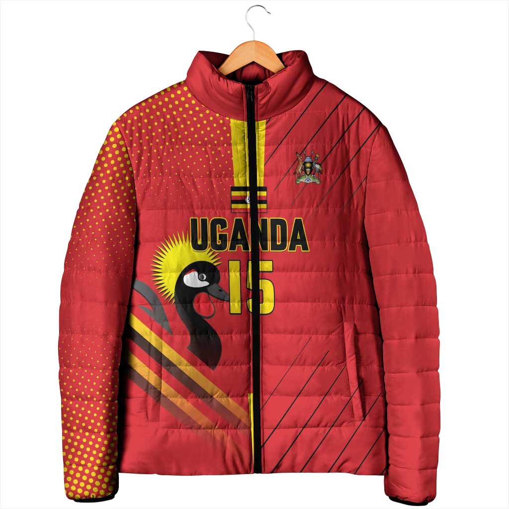 Custom Uganda Basketball Padded Jacket Go Silverbacks