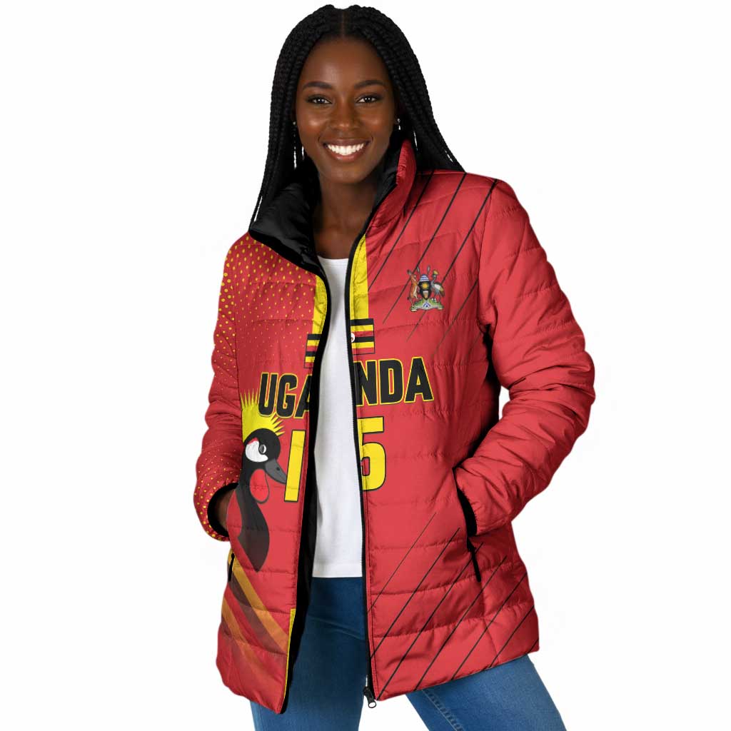 Custom Uganda Basketball Padded Jacket Go Silverbacks